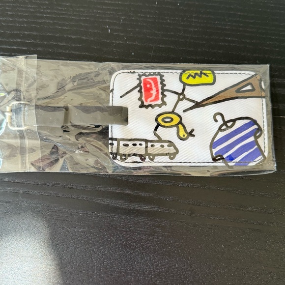 French Luggage Travel Tag - Multicolor - Picture 2 of 5